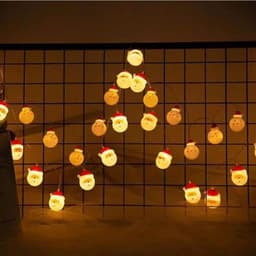 image-Lovely Santa Claus LED String Lights Waterproof Christmas Tree Decoration