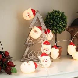 image-Lovely Santa Claus LED String Lights Waterproof Christmas Tree Decoration