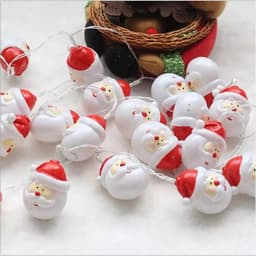 image-Lovely Santa Claus LED String Lights Waterproof Christmas Tree Decoration