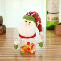 image-Christmas Candy Jar Children Kids Storage Bottle Santa Bag Christmas Sweet Box Gift Chocolate Candy Box Natale Decorazioni