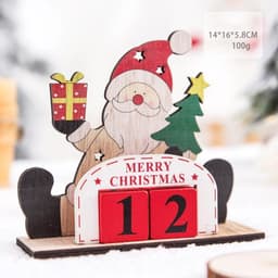 image-Christmas gift calendar scene decoration toys
