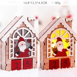 image-Christmas gift calendar scene decoration toys