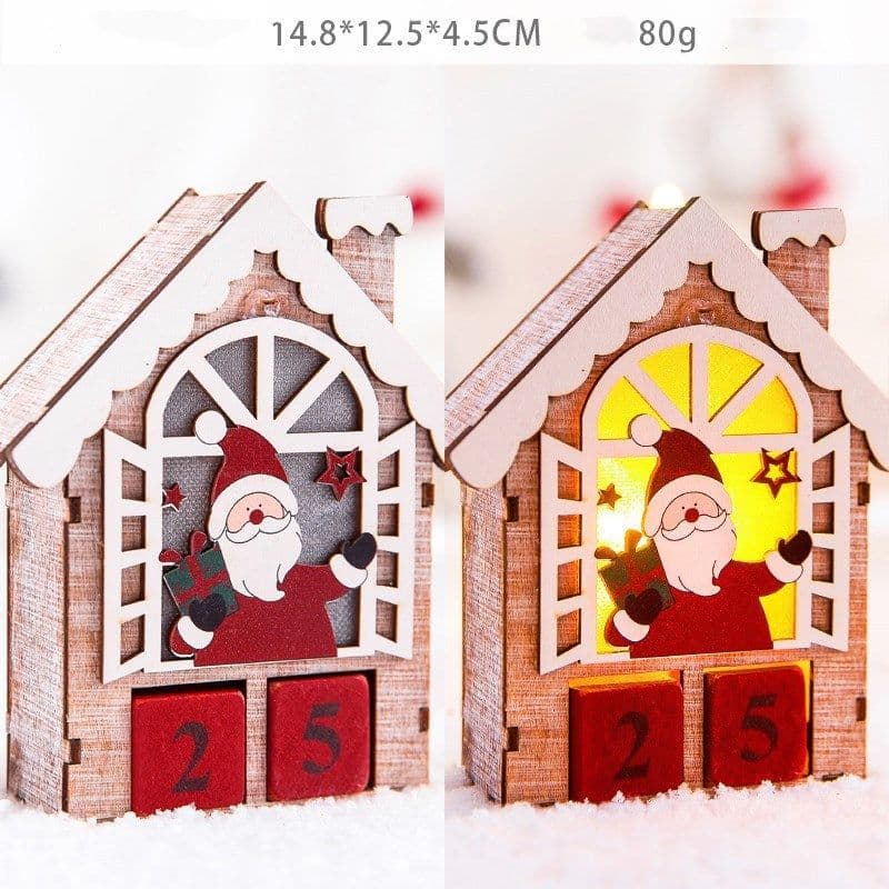 image-Christmas gift calendar scene decoration toys