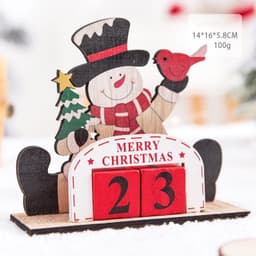 image-Christmas gift calendar scene decoration toys