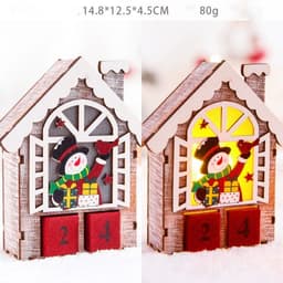 image-Christmas gift calendar scene decoration toys