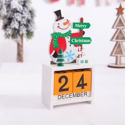 image-Christmas gift calendar scene decoration toys