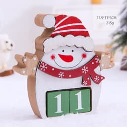 image-Christmas gift calendar scene decoration toys