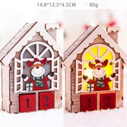 image-Christmas gift calendar scene decoration toys