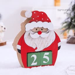 image-Christmas gift calendar scene decoration toys