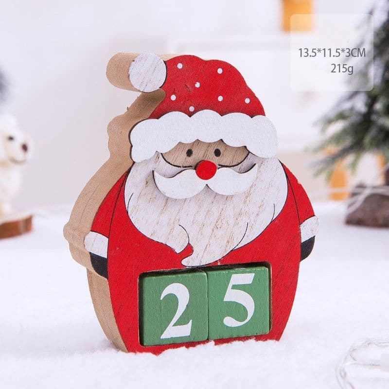 image-Christmas gift calendar scene decoration toys