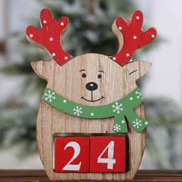 image-Christmas gift calendar scene decoration toys