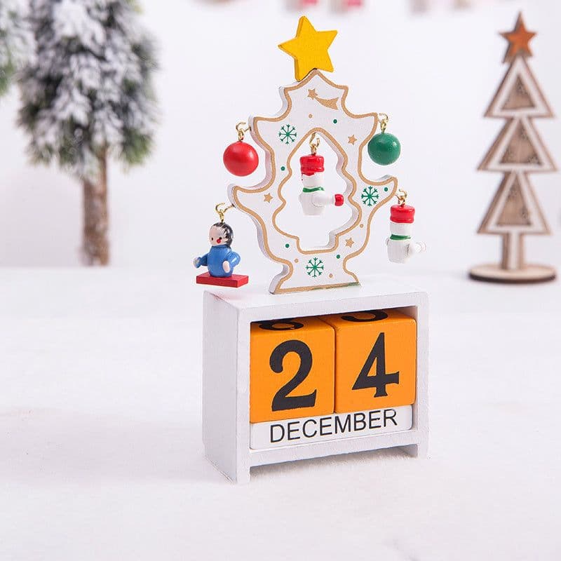 image-Christmas gift calendar scene decoration toys