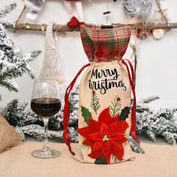 image-Christmas decoration wine set home furnishing wine bottle set