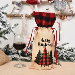 image-Christmas decoration wine set home furnishing wine bottle set