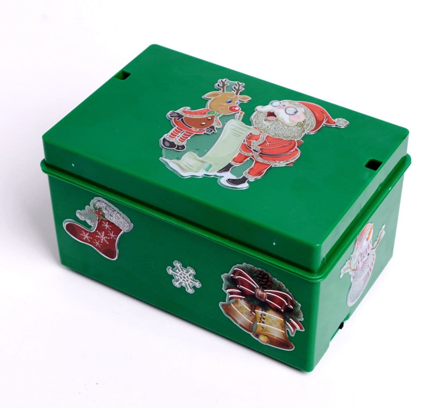 image-Electric lift Christmas music gift box