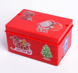 image-Electric lift Christmas music gift box