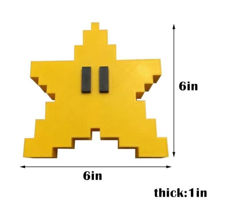 image-Christmas tree pixel starfish decoration