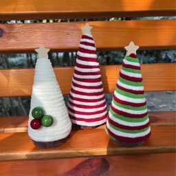 image-Christmas Layout Mini Christmas Tree Decorations