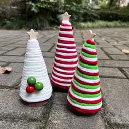 image-Christmas Layout Mini Christmas Tree Decorations