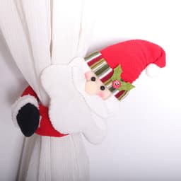 image-Christmas Snowman Curtain Buckle Decorative Products Velcro