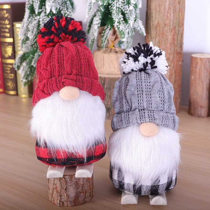 image-Christmas Decoration Supplies Ski Doll Christmas Small Ornaments