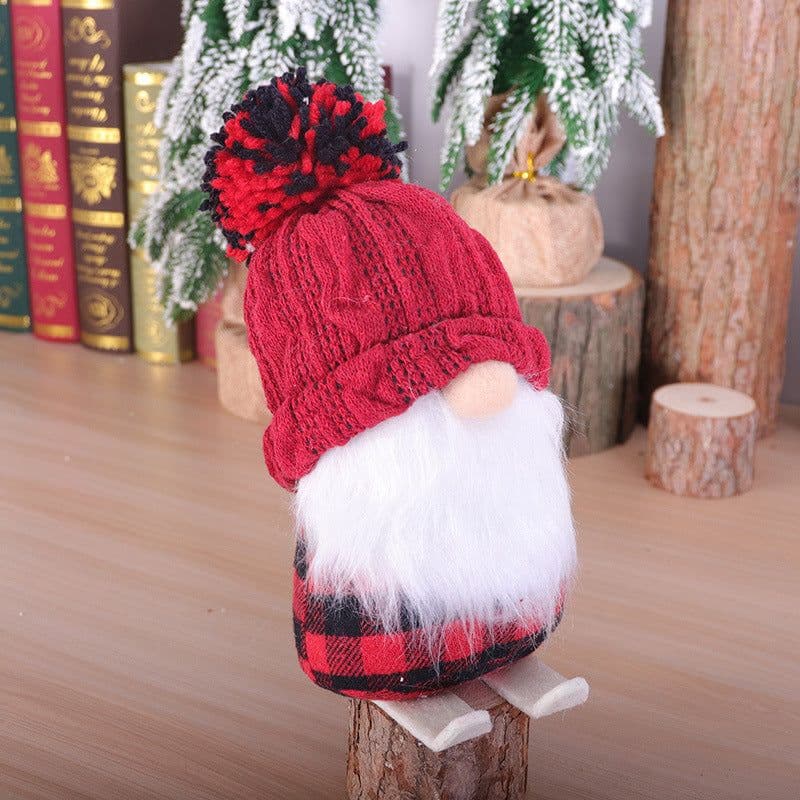 image-Christmas Decoration Supplies Ski Doll Christmas Small Ornaments