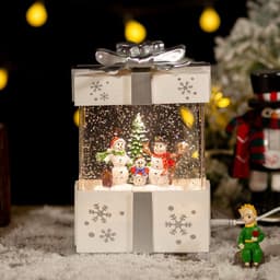 image-Christmas Decoration Gift Box Crystal Ball Small Night Lamp Ornaments