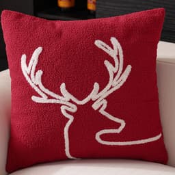 image-Christmas Festival Pillow Cover Home Snowflake