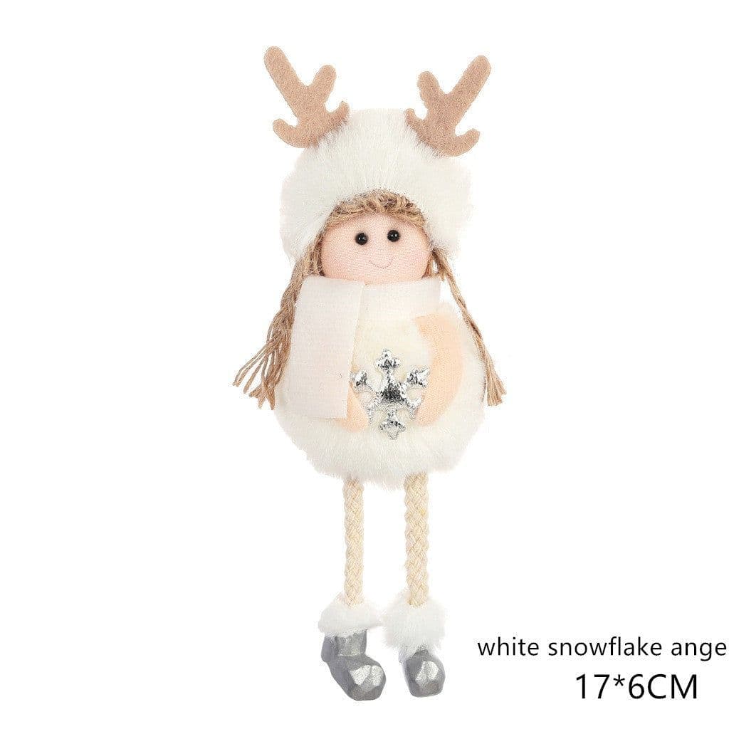 image-Christmas angel plush pendant