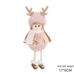 image-Christmas angel plush pendant