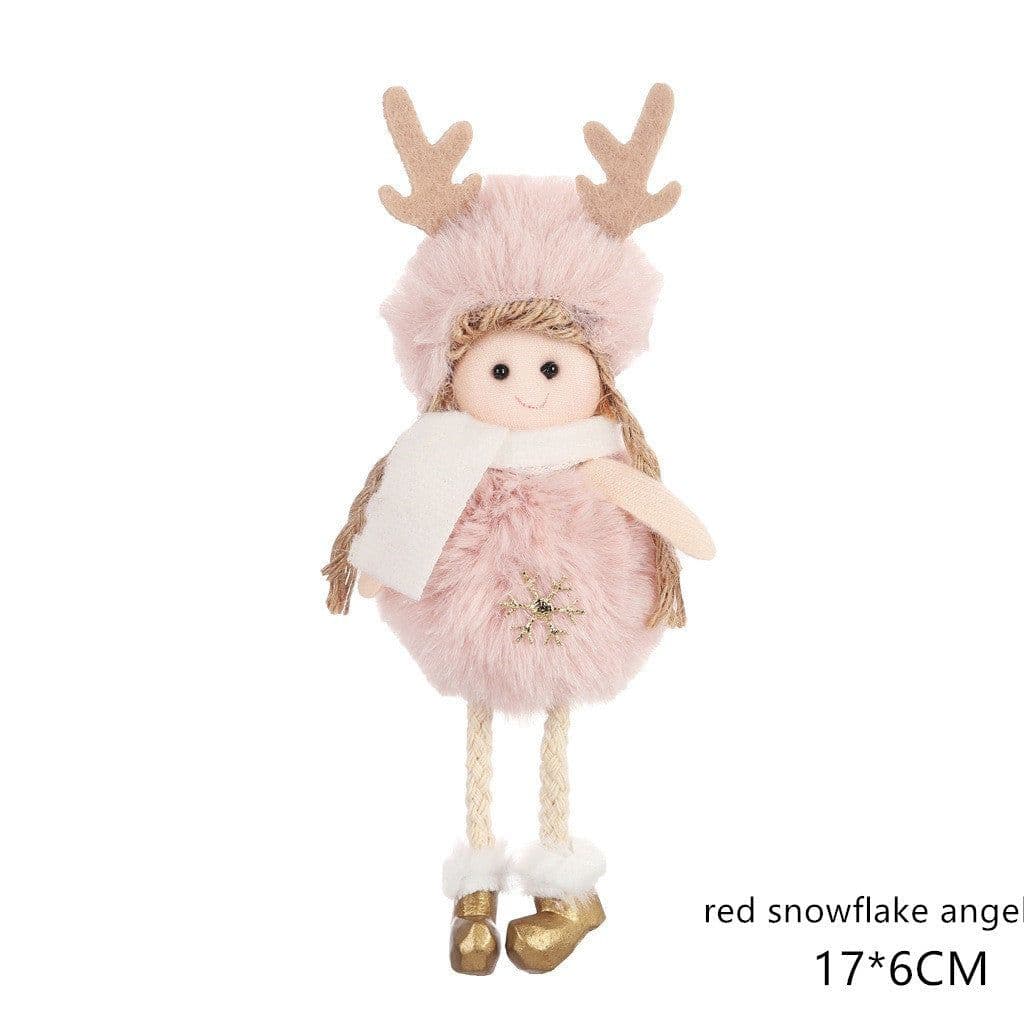 image-Christmas angel plush pendant