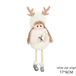 image-Christmas angel plush pendant