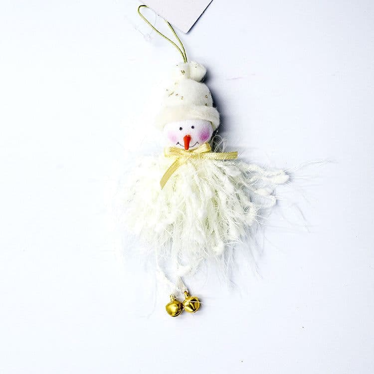 image-Christmas angel plush pendant