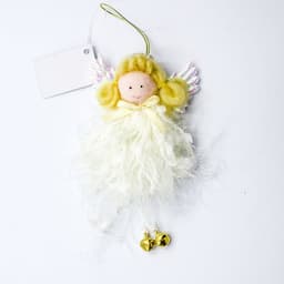 image-Christmas angel plush pendant