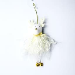 image-Christmas angel plush pendant