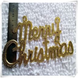 image-Christmas Decoration Gift 40cm Letter Pendant