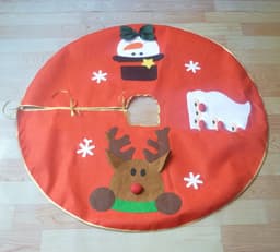 image-Christmas Tree Skirt High Grade Hotel Christmas Decoration Tree Skirt Layout