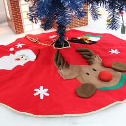 image-Christmas Tree Skirt High Grade Hotel Christmas Decoration Tree Skirt Layout