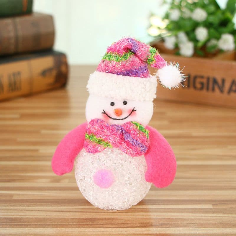 image-Christmas Luminous Pendant Santa Claus Snowman Bear Elk Lantern