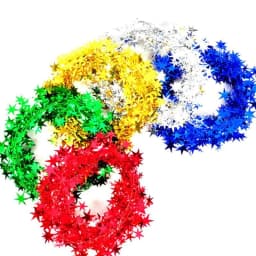 image-1PCS Christmas Tree Hanging Star Pine Garland Christmas Decoration Ornament new year 5m Wholesale christmas decorations for home