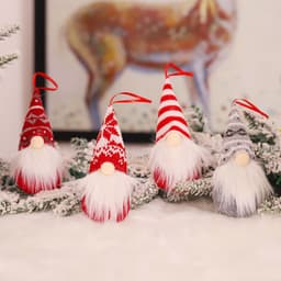 image-Christmas faceless doll forest man ornament