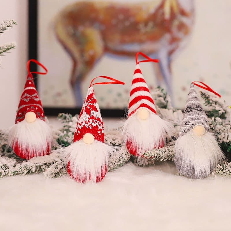 image-Christmas faceless doll forest man ornament