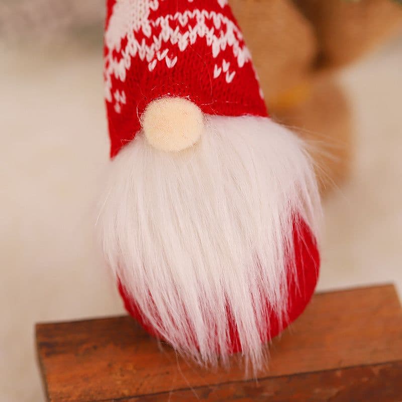 image-Christmas faceless doll forest man ornament