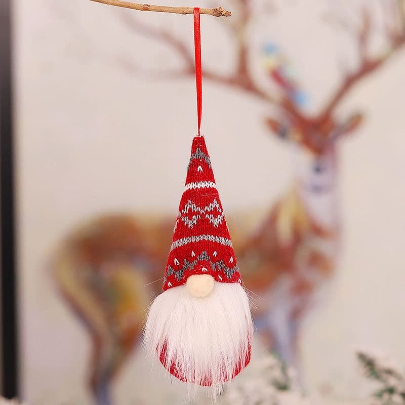 image-Christmas faceless doll forest man ornament