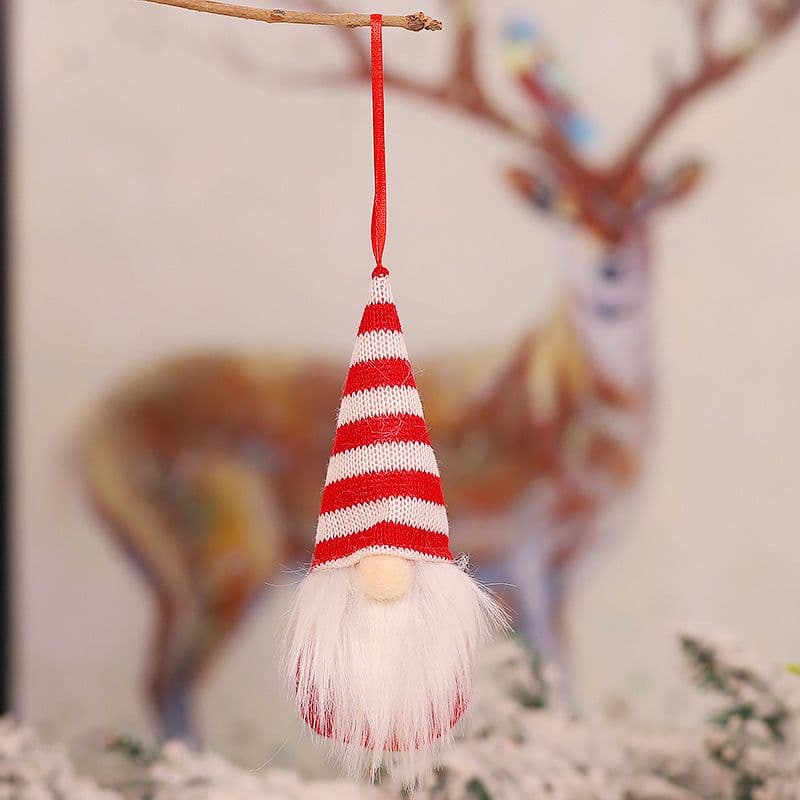 image-Christmas faceless doll forest man ornament