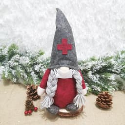image-Faceless Dolls Ornaments Nordic Forester Santa Claus Ornaments Christmas Window Decoration