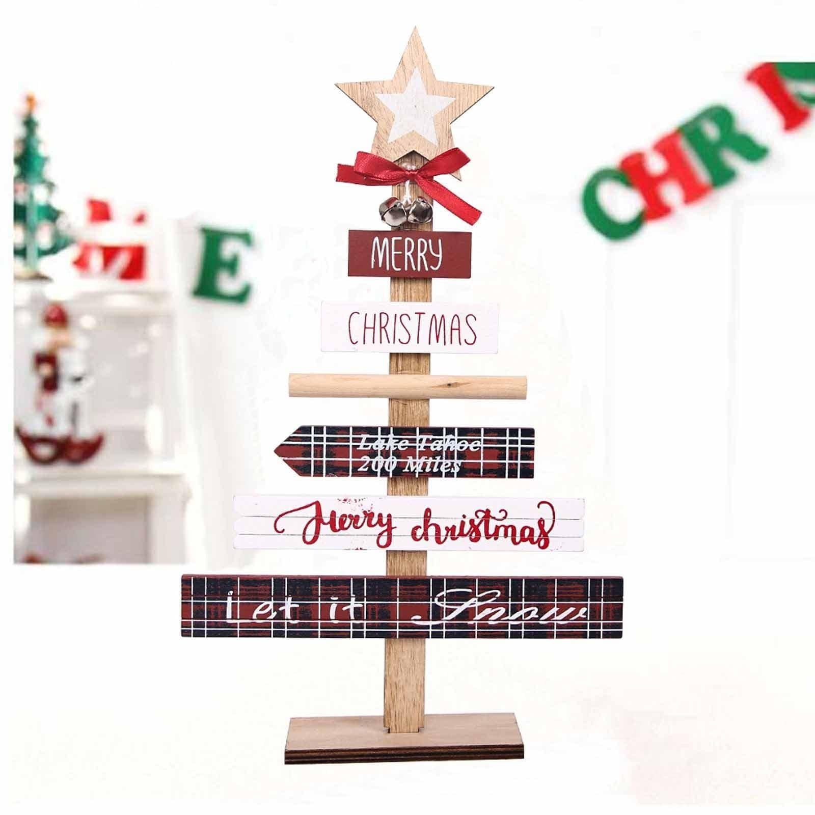 image-Christmas decorations with English letters