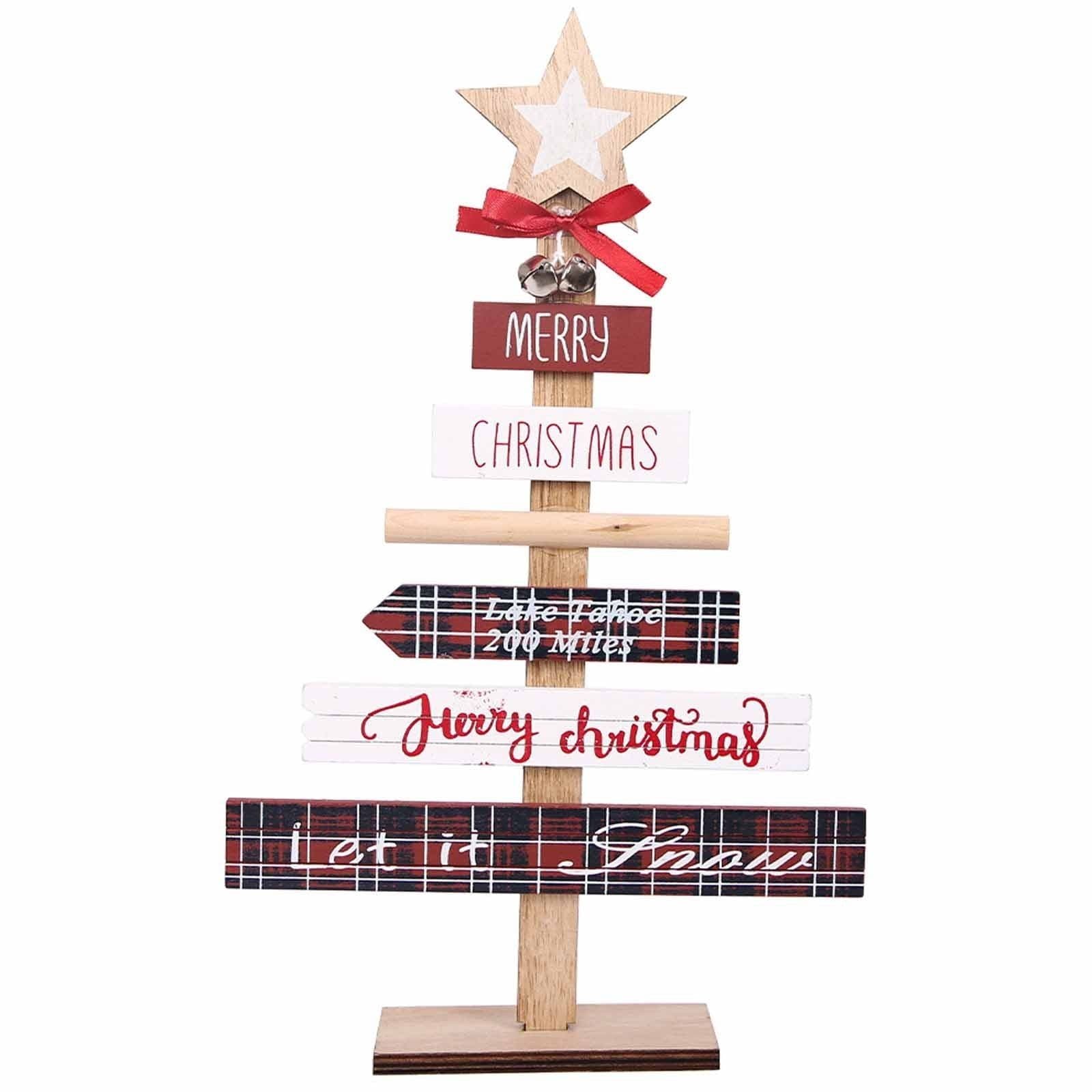 image-Christmas decorations with English letters