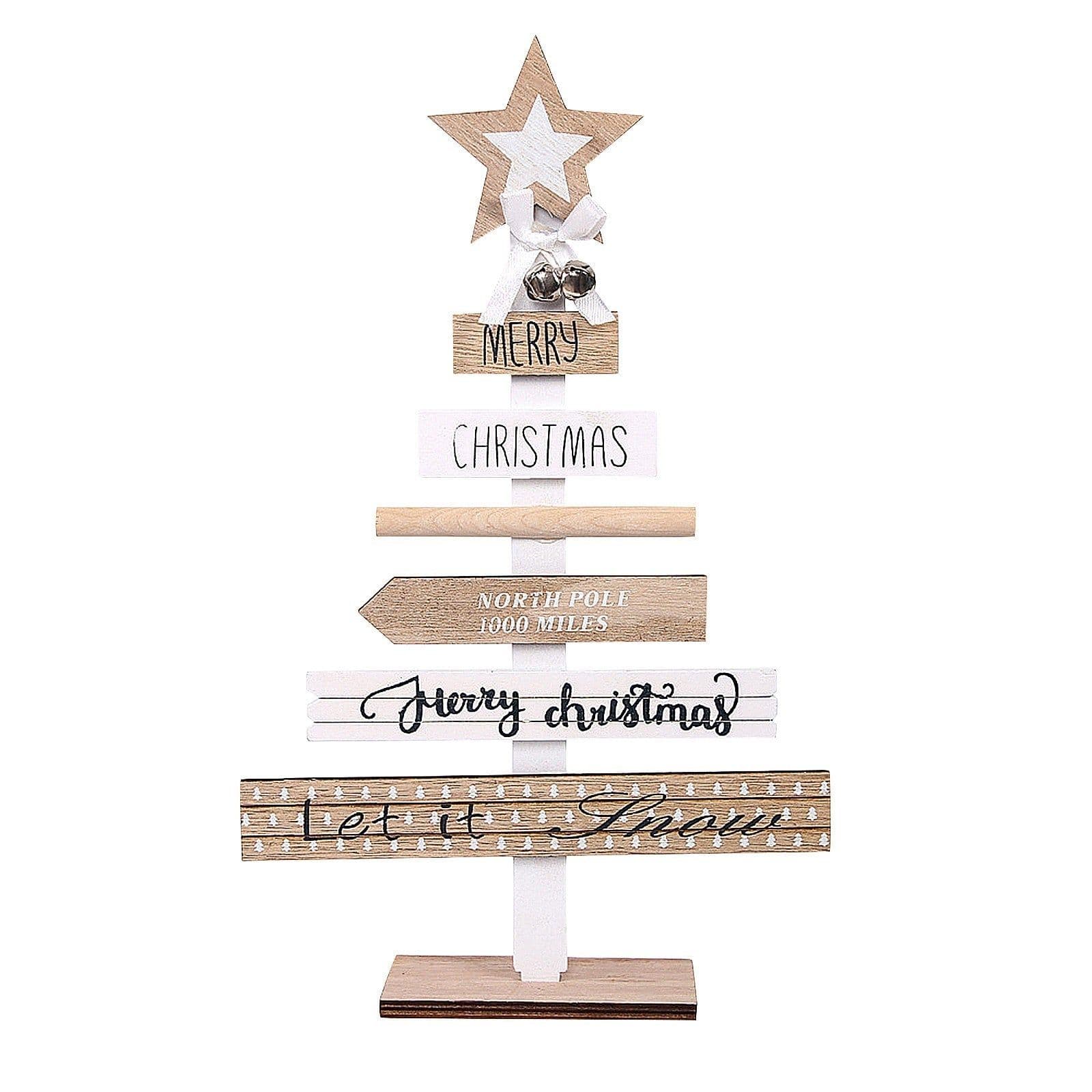 image-Christmas decorations with English letters