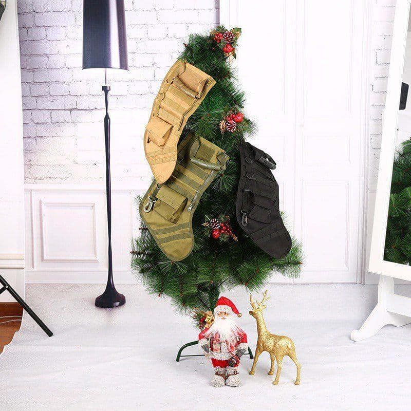 image-Christmas stocking bag military storage bag